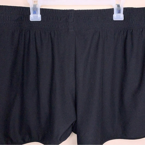 Large Athletic Works Black Activewear Shorts Drawstring Waistband Casual - Picture 7 of 10